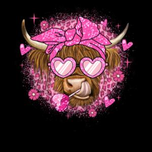 Camiseta Love Cow Lollipop Vaca San Valentin Design