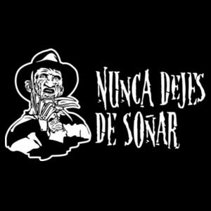 Camiseta Freddy Krueger Nunca Dejes de Soñar - Paranoia Records Design