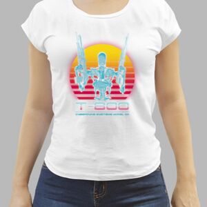 Camiseta Blanca Personalizada de Mujer Thumbnail