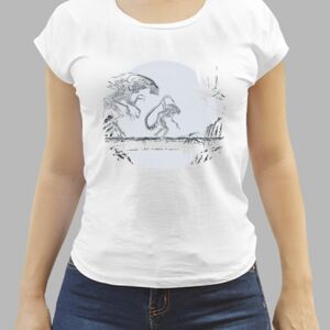 Camiseta Blanca Personalizada de Mujer Thumbnail