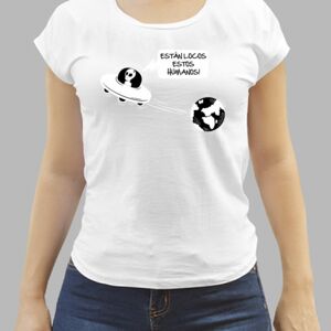 Camiseta Blanca Personalizada de Mujer Thumbnail