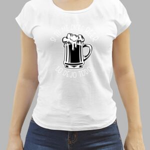 Camiseta Blanca Personalizada de Mujer Thumbnail