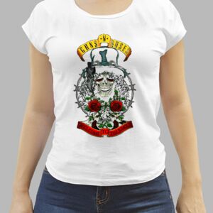 Camiseta Blanca Personalizada de Mujer Thumbnail