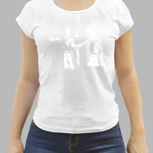 Camiseta Blanca Personalizada de Mujer Thumbnail