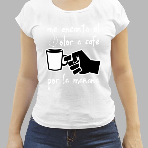 Camiseta Blanca Personalizada de Mujer Thumbnail