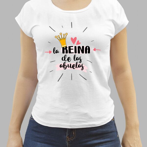 Camiseta Blanca Personalizada de Mujer Thumbnail