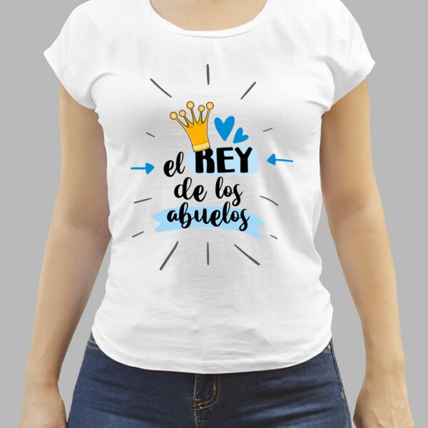 Camiseta Blanca Personalizada de Mujer Thumbnail