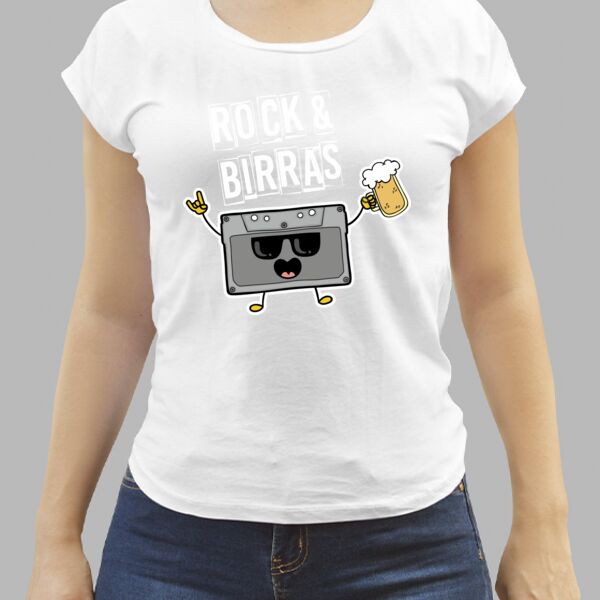 Camiseta Blanca Personalizada de Mujer Thumbnail