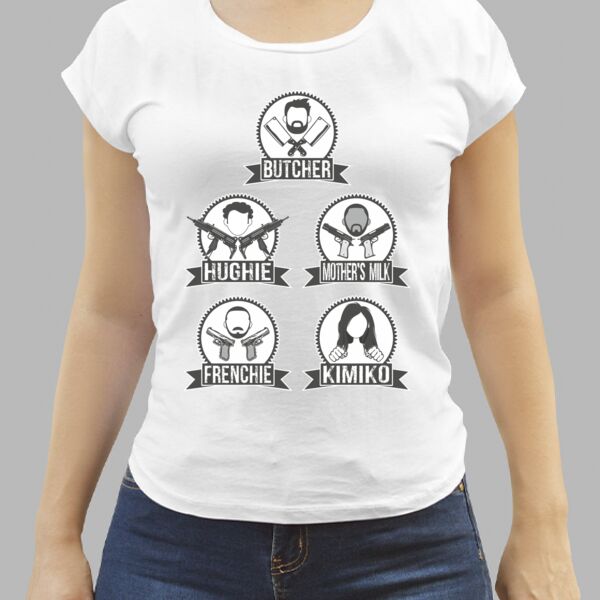 Camiseta Blanca Personalizada de Mujer Thumbnail