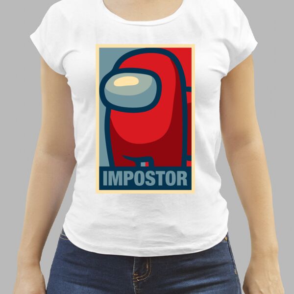 Camiseta Blanca Personalizada de Mujer Thumbnail