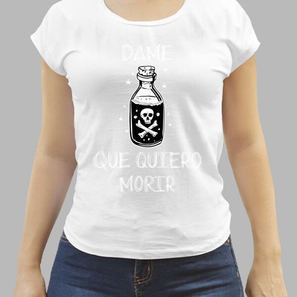 Camiseta Blanca Personalizada de Mujer Thumbnail