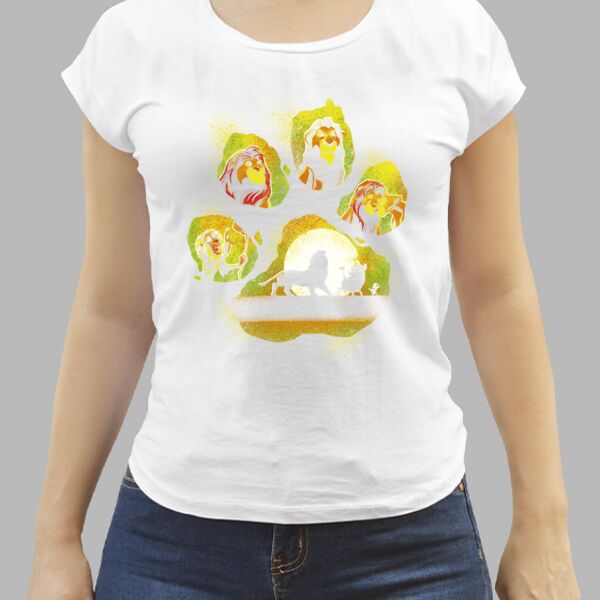 Camiseta Blanca Personalizada de Mujer Thumbnail