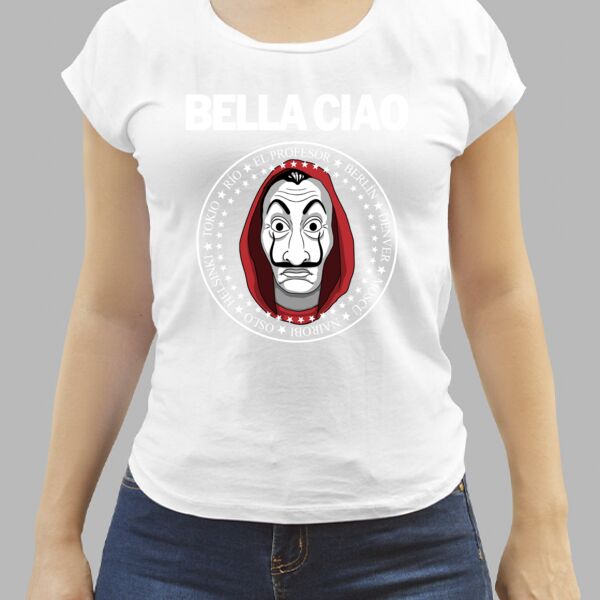 Camiseta Blanca Personalizada de Mujer Thumbnail