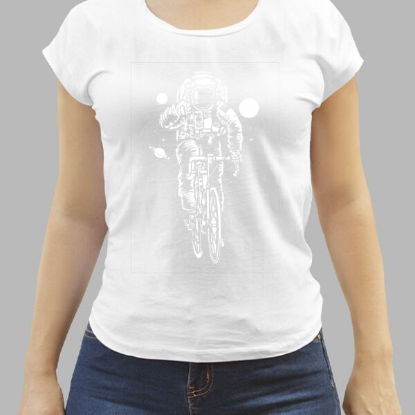 Camiseta Blanca Personalizada de Mujer Thumbnail