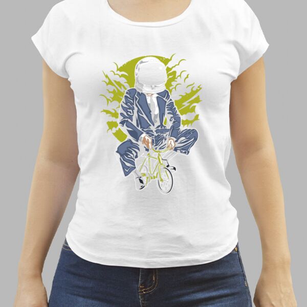 Camiseta Blanca Personalizada de Mujer Thumbnail