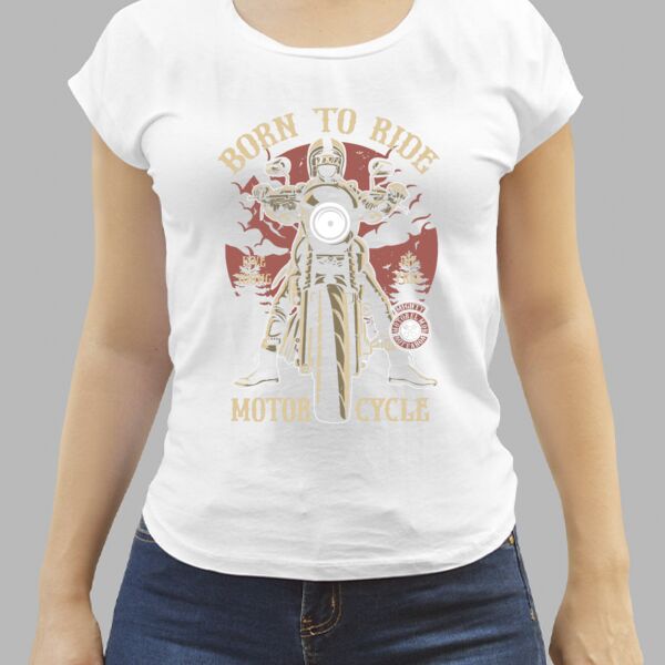 Camiseta Blanca Personalizada de Mujer Thumbnail