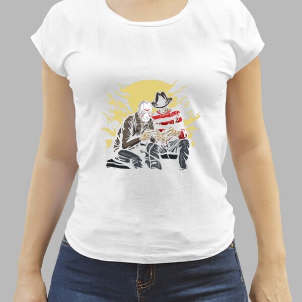 Camiseta Blanca Personalizada de Mujer Thumbnail