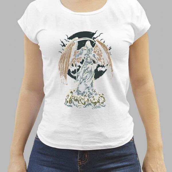 Camiseta Blanca Personalizada de Mujer Thumbnail