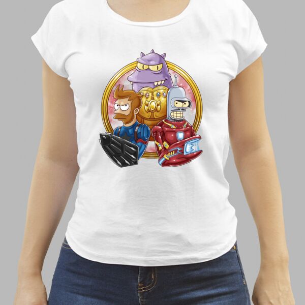 Camiseta Blanca Personalizada de Mujer Thumbnail