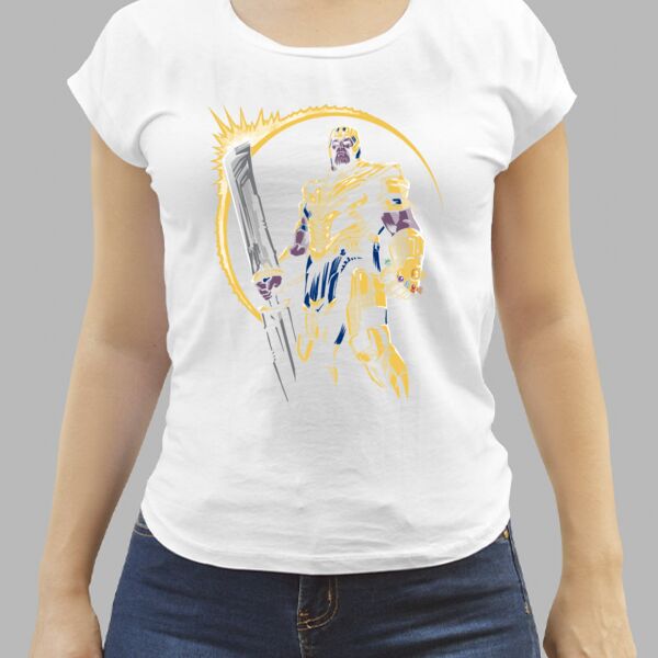 Camiseta Blanca Personalizada de Mujer Thumbnail