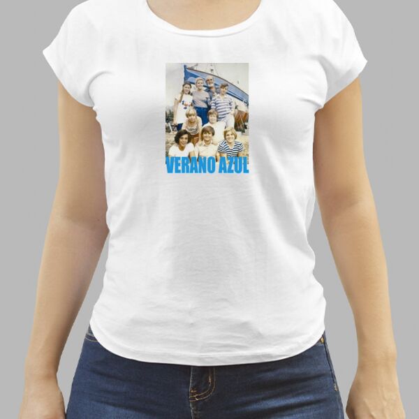 Camiseta Blanca Personalizada de Mujer Thumbnail