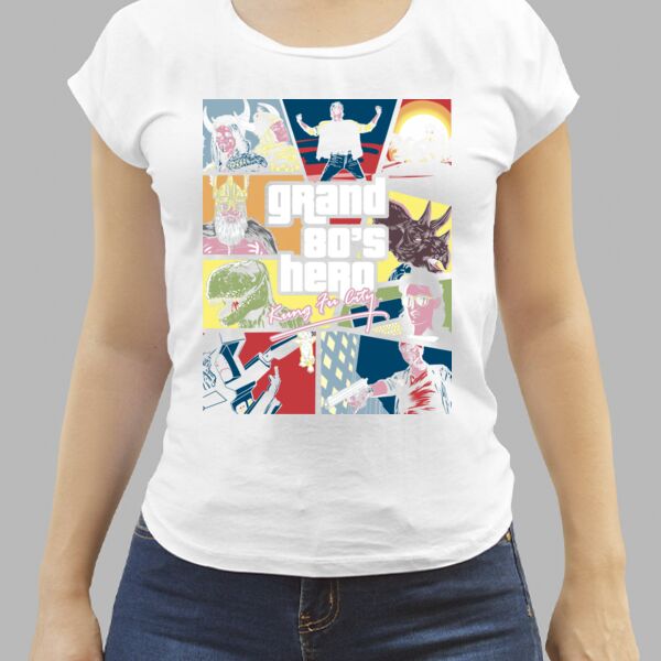 Camiseta Blanca Personalizada de Mujer Thumbnail