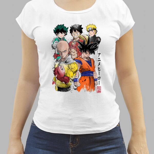 Camiseta Blanca Personalizada de Mujer Thumbnail