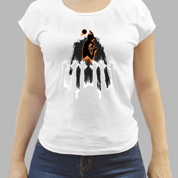 Camiseta Blanca Personalizada de Mujer Thumbnail