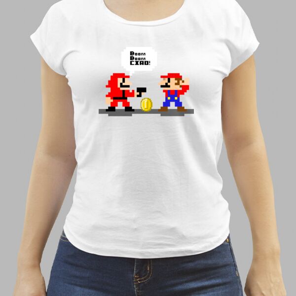 Camiseta Blanca Personalizada de Mujer Thumbnail