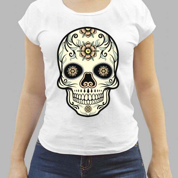 Camiseta Blanca Personalizada de Mujer Thumbnail