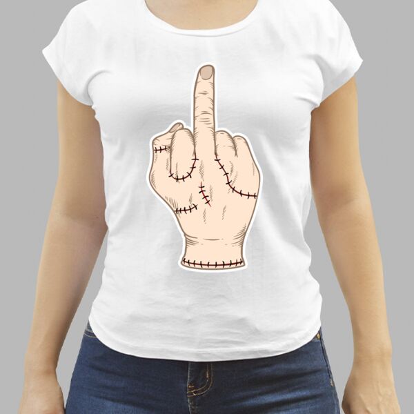 Camiseta Blanca Personalizada de Mujer Thumbnail