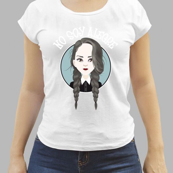 Camiseta Blanca Personalizada de Mujer Thumbnail