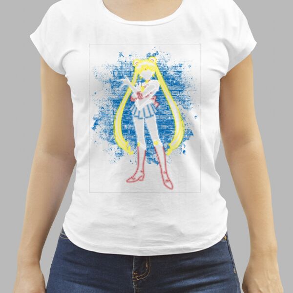 Camiseta Blanca Personalizada de Mujer Thumbnail