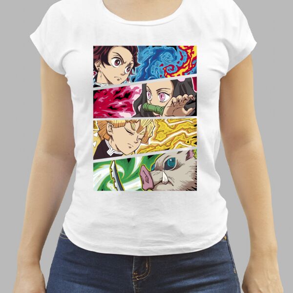 Camiseta Blanca Personalizada de Mujer Thumbnail