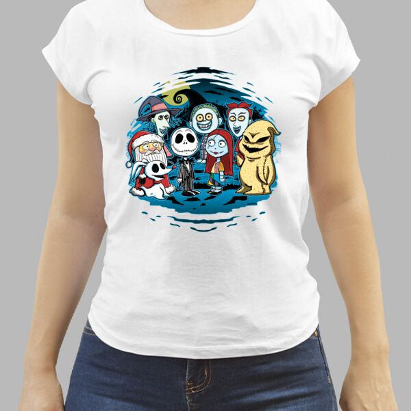 Camiseta Blanca Personalizada de Mujer Thumbnail