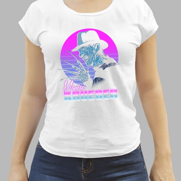 Camiseta Blanca Personalizada de Mujer Thumbnail