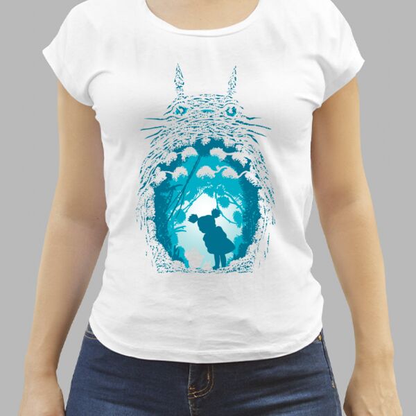 Camiseta Blanca Personalizada de Mujer Thumbnail