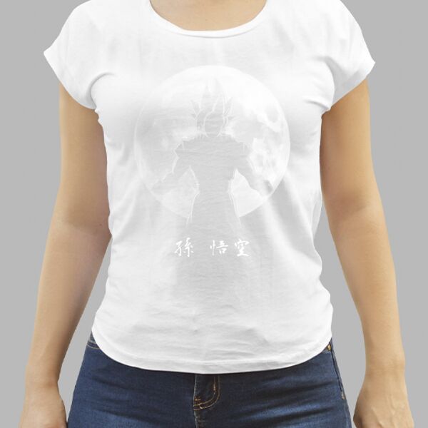 Camiseta Blanca Personalizada de Mujer Thumbnail