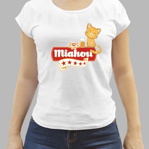 Camiseta Blanca Personalizada de Mujer Thumbnail