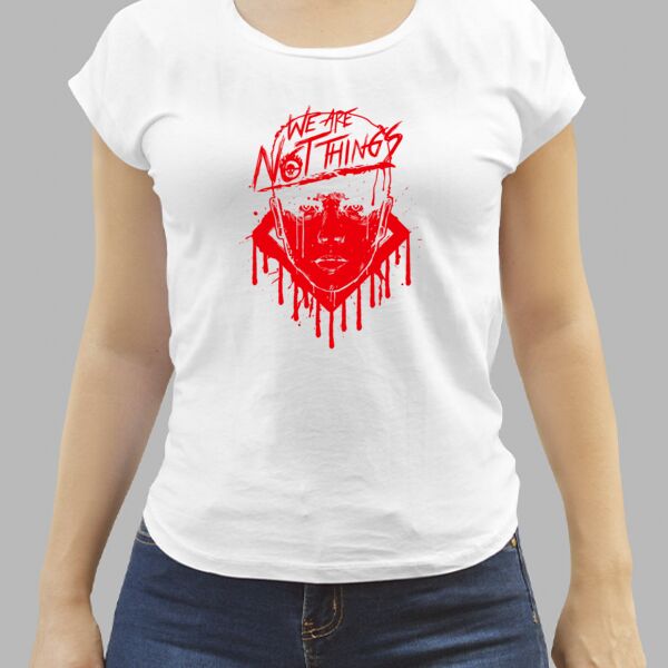 Camiseta Blanca Personalizada de Mujer Thumbnail