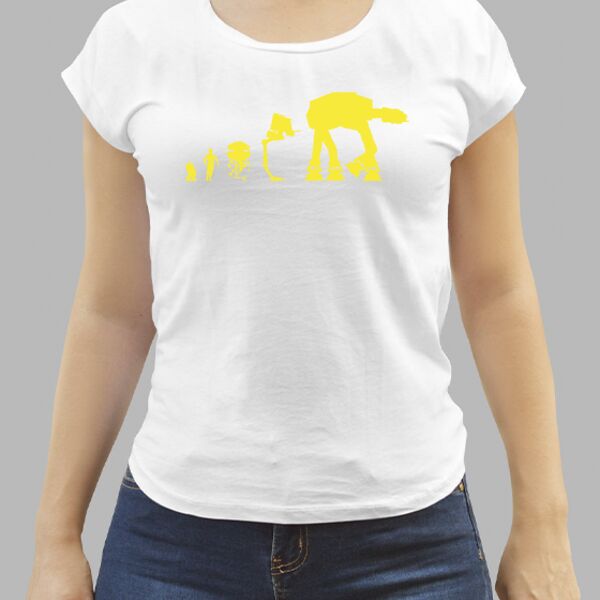 Camiseta Blanca Personalizada de Mujer Thumbnail