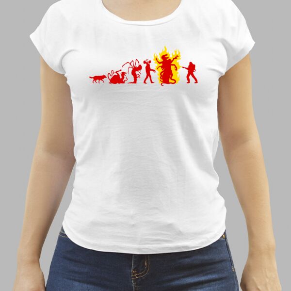 Camiseta Blanca Personalizada de Mujer Thumbnail