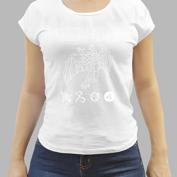 Camiseta Blanca Personalizada de Mujer Thumbnail