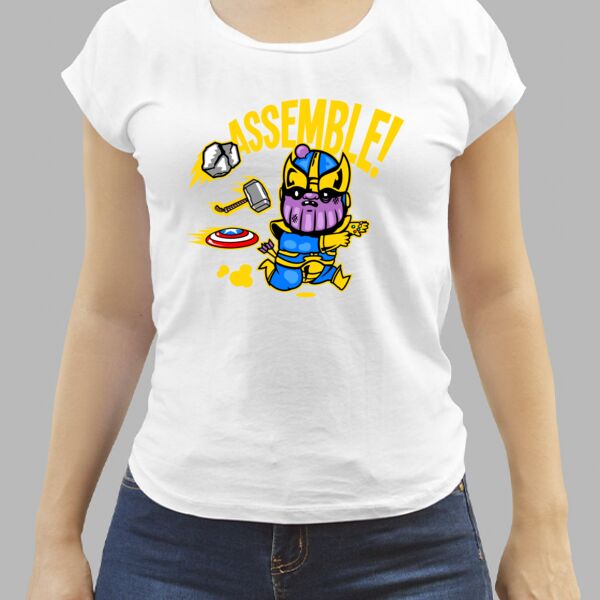 Camiseta Blanca Personalizada de Mujer Thumbnail