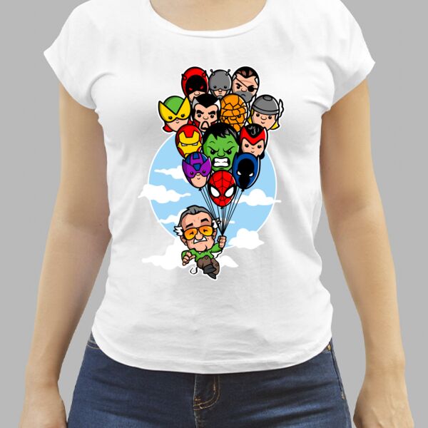 Camiseta Blanca Personalizada de Mujer Thumbnail