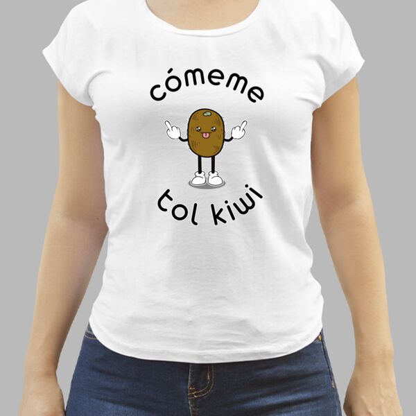 Camiseta Blanca Personalizada de Mujer Thumbnail