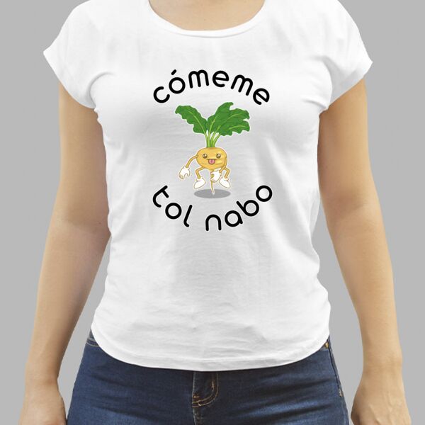 Camiseta Blanca Personalizada de Mujer Thumbnail