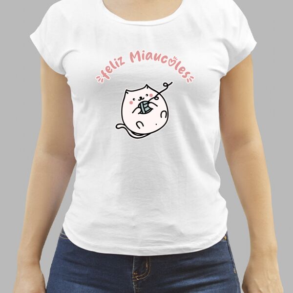 Camiseta Blanca Personalizada de Mujer Thumbnail