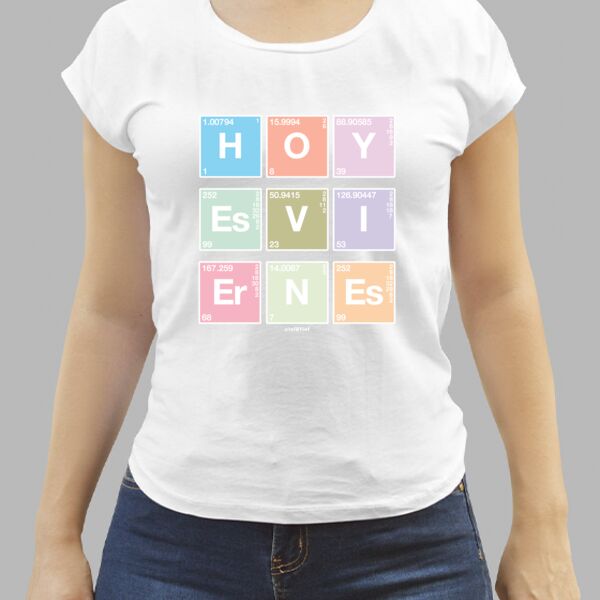 Camiseta Blanca Personalizada de Mujer Thumbnail