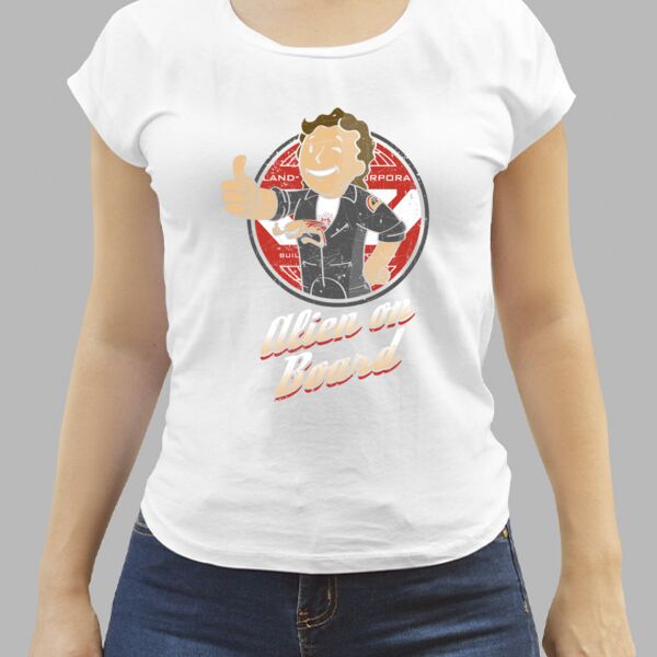 Camiseta Blanca Personalizada de Mujer Thumbnail